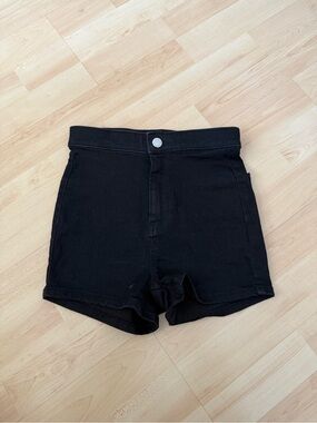 [3 FOR $15] Topshop Moto Joni Short black shorts
